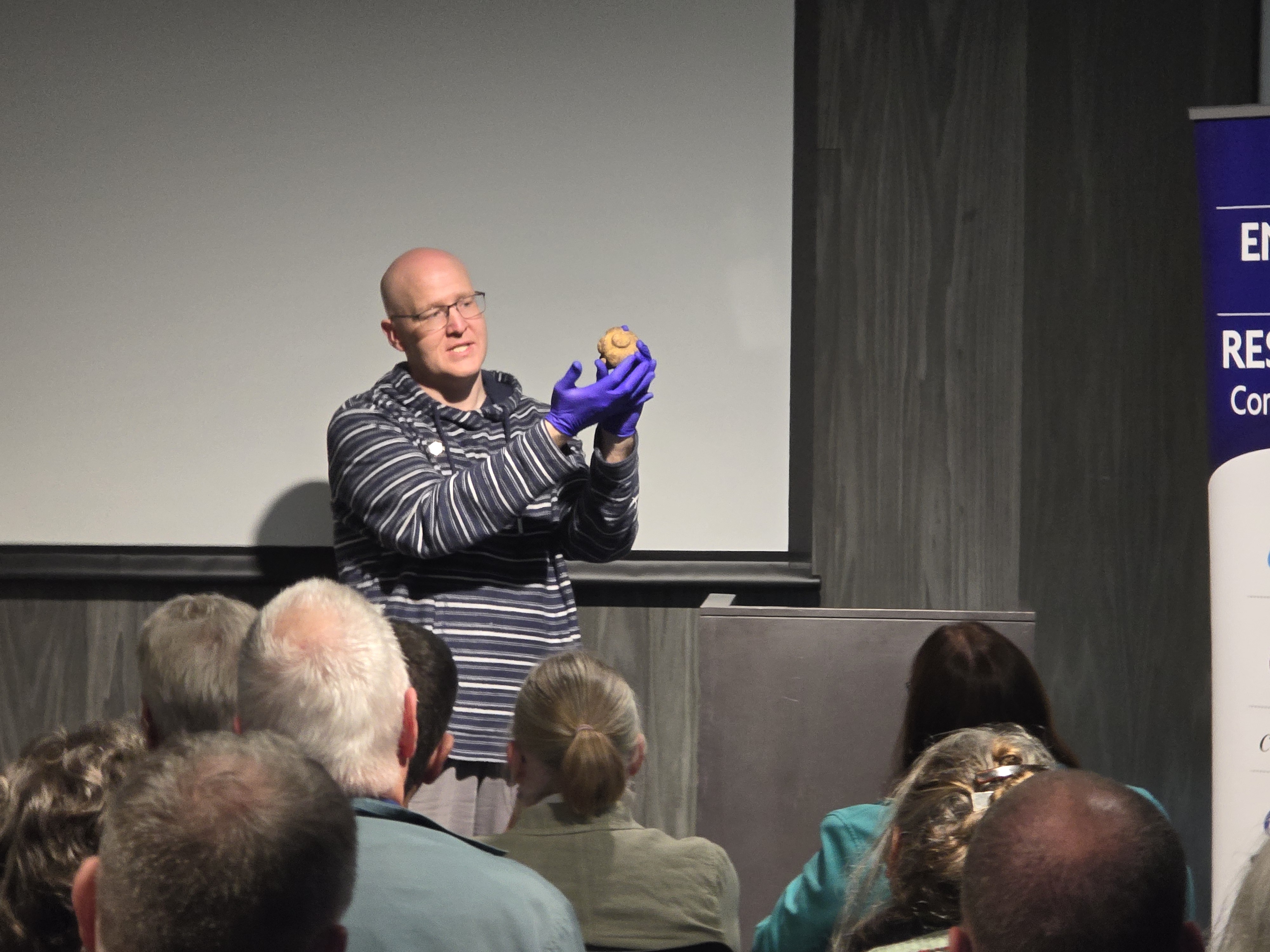 Café Sci – image shows a joint event held between the University and Aberdeen Art Gallery – which brough together the disciplines of maths and archaeology