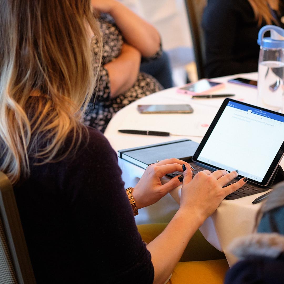 woman on laptop